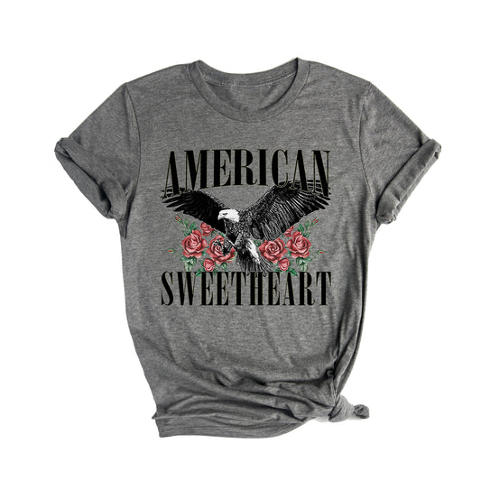 American Sweetheart (Graphic) - Tee (Gray)