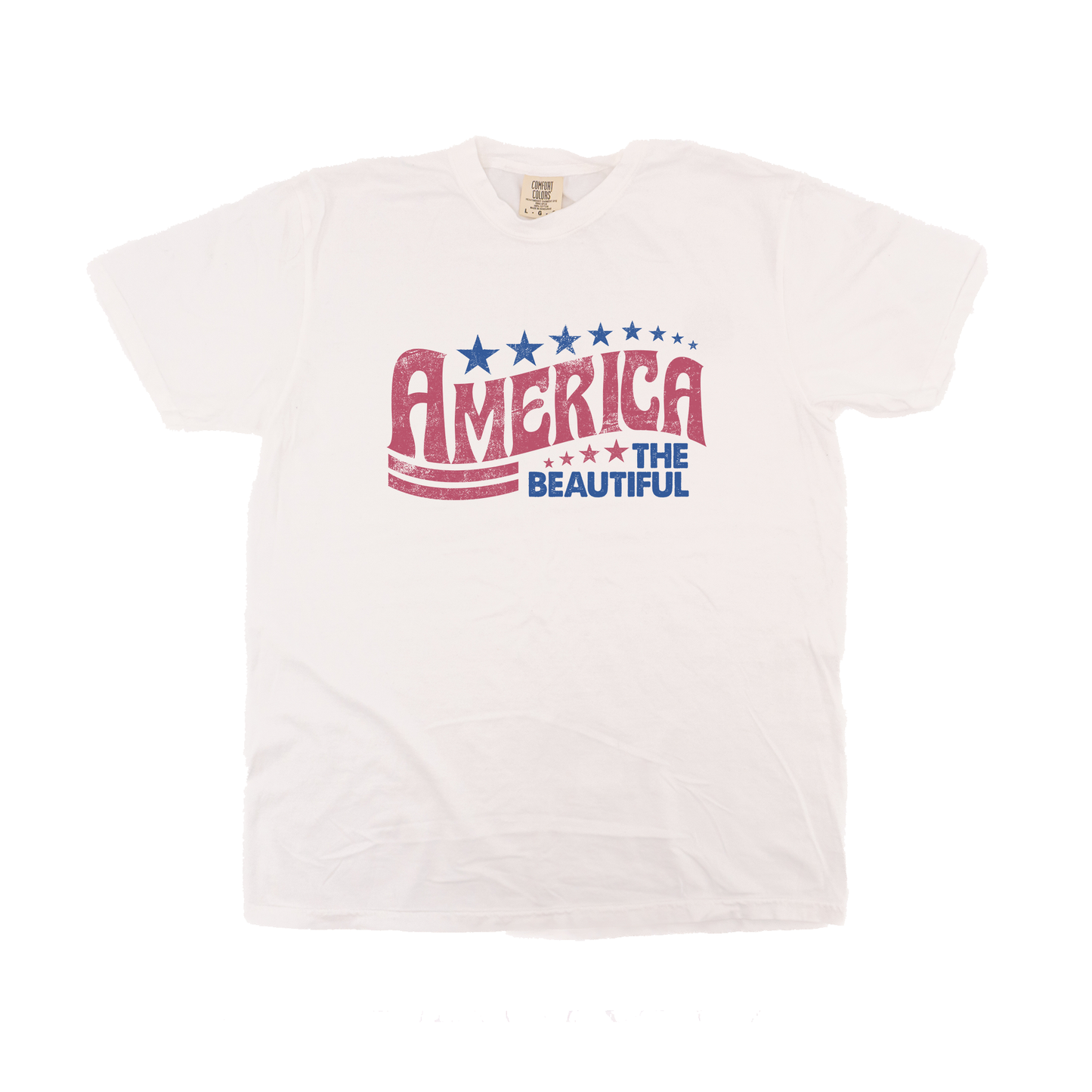America The Beautiful - Tee (Vintage White, Short Sleeve)