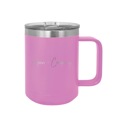 Aspen + Company - 15oz Coffee Mug Tumbler