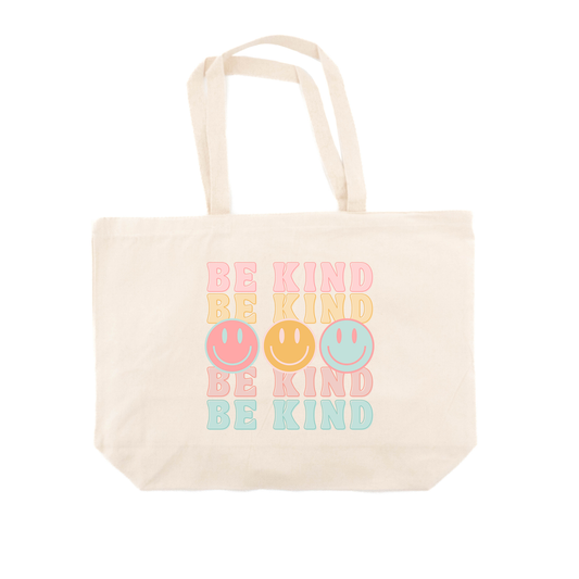 Be Kind Smilies - Tote (Natural)