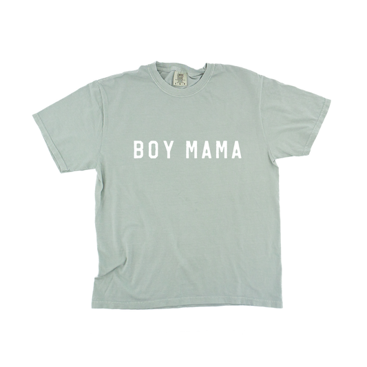 Boy Mama (Across Front, White) - Tee (Bay)