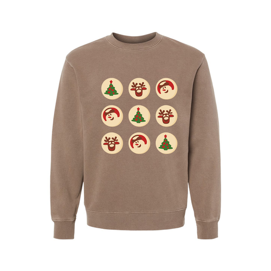 Christmas Sugar Cookies (Stacked) - Sweatshirt (Cocoa)