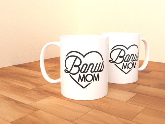 Bonus Mom - Coffee Mug (White)