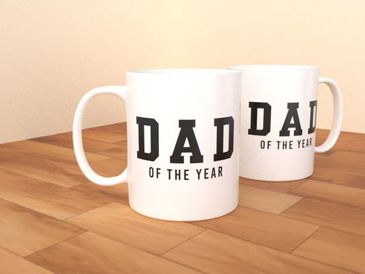 Dad of the Year - Coffee Mug (White)