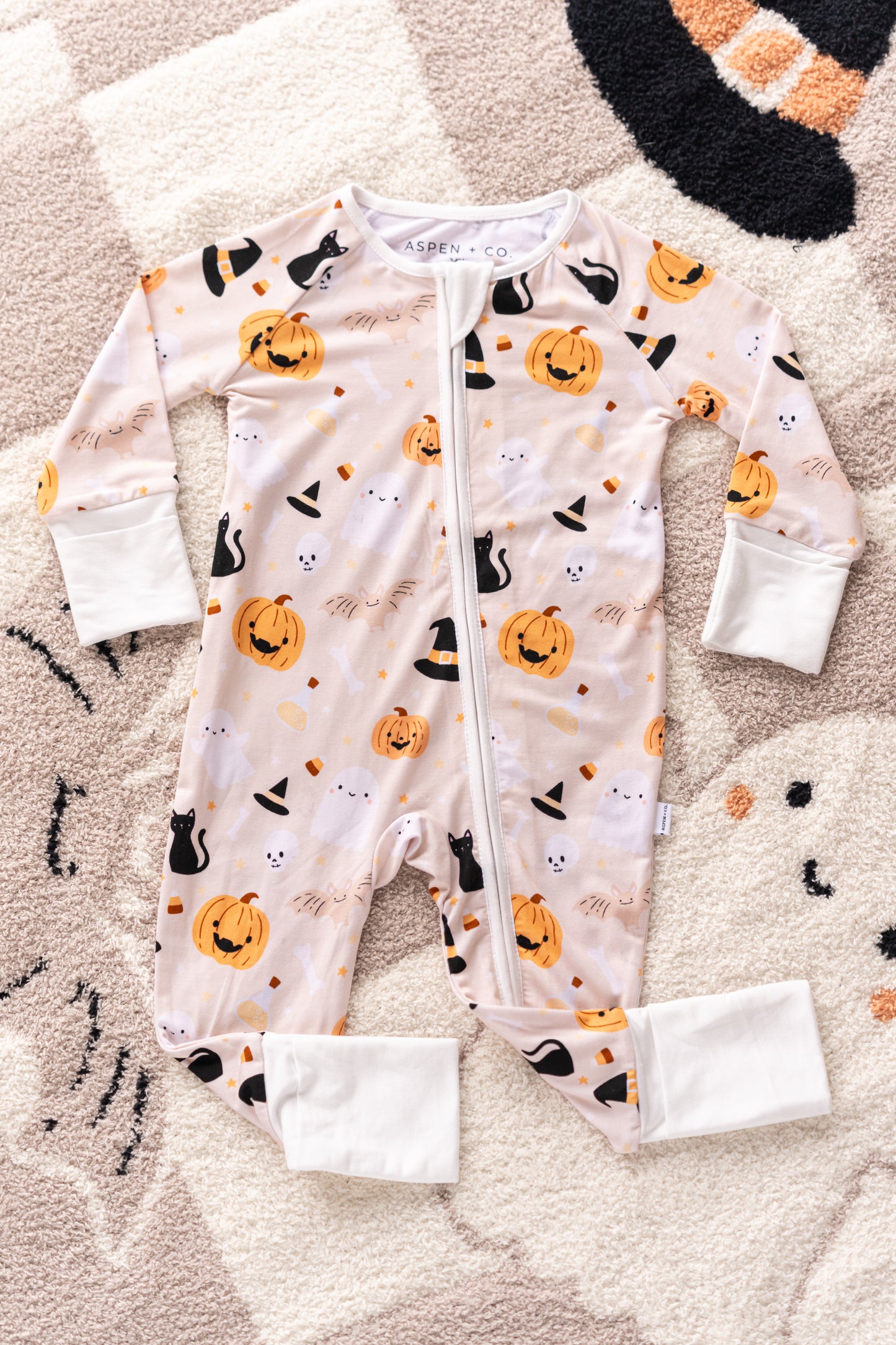 Neutral Spooky - Bamboo Convertible Romper