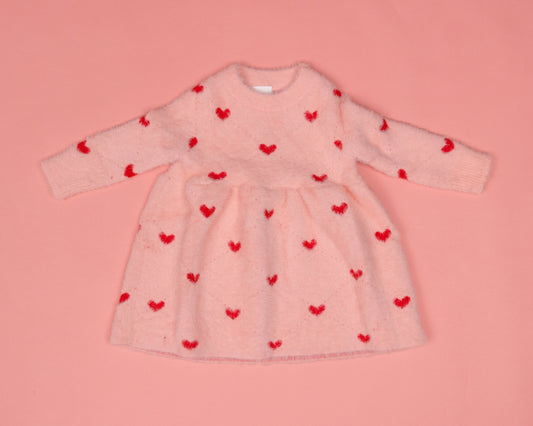Sweet Heart Sweater Dress
