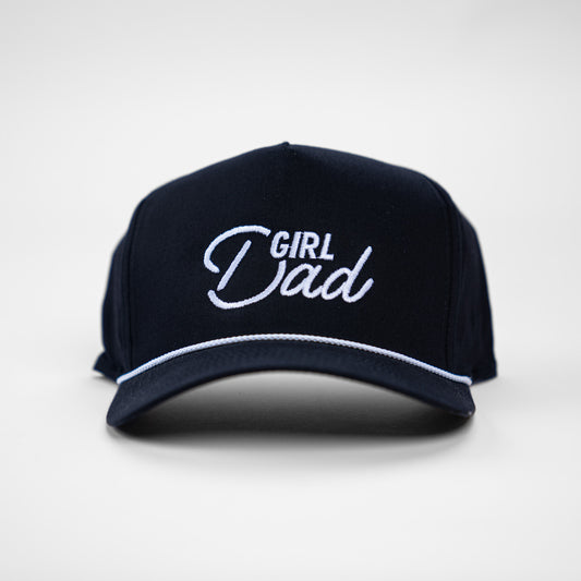 Girl Dad® (Ace, White) - Rope Hat (Black/White)