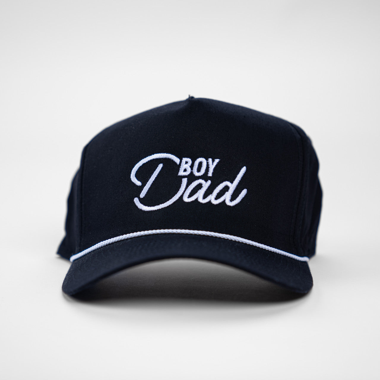 Boy Dad® (Ace, White) - Rope Hat (Black/White)