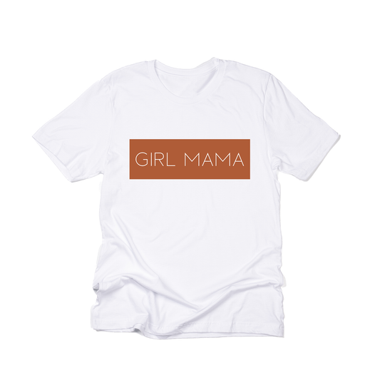 Girl Mama (Boxed Collection, Rust Box/White Text) - Tee (White)