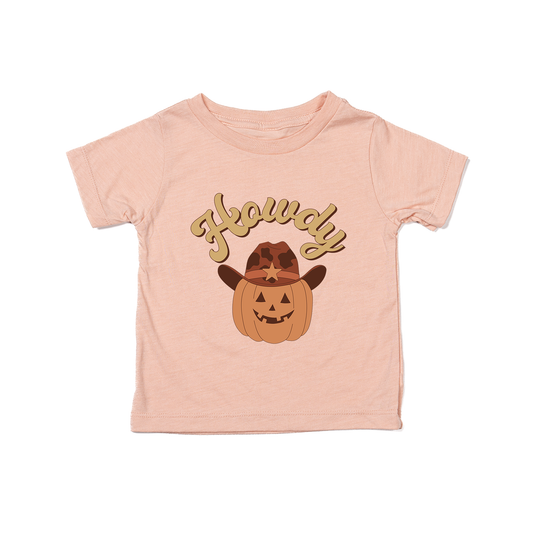 Howdy Pumpkin - Kids Tee (Peach)