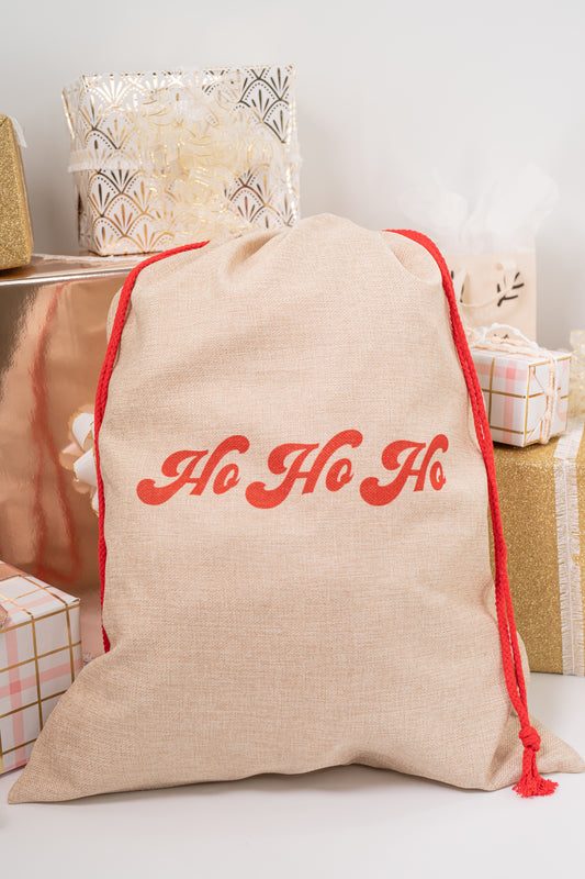 Ho Ho Ho - Gift Bag Santa Sack
