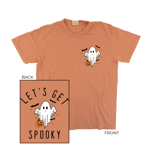 Lets Get Spooky (Pocket & Back) - Tee (Terracotta)