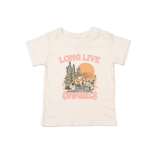Long Live Cowgirls (Scenic) - Kids Tee (Natural)