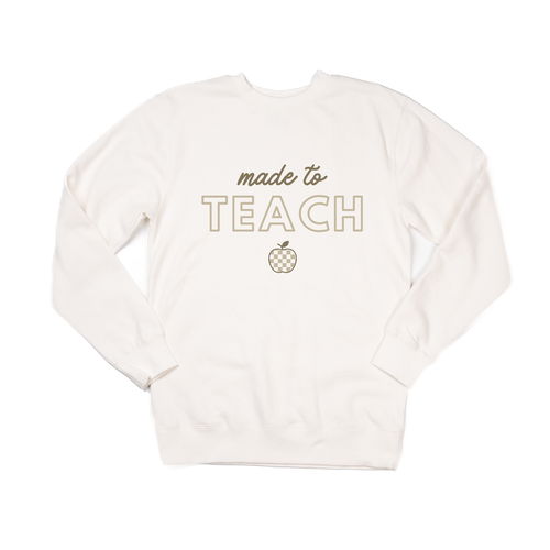 Made to Teach - Sweatshirt (Creme)