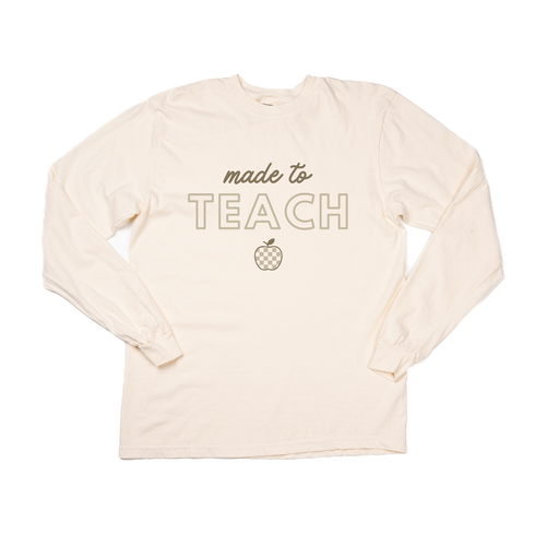 Made to Teach - Tee (Vintage Natural, Long Sleeve)