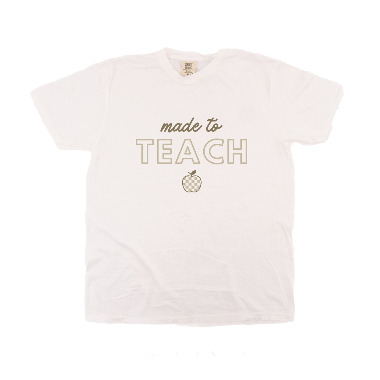 Made to Teach - Tee (Vintage White, Short Sleeve)