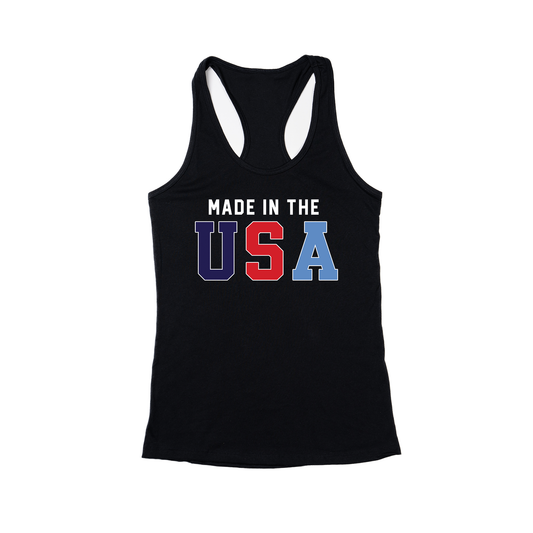 Made in the USA - Women's Racerback Tank Top (Black)