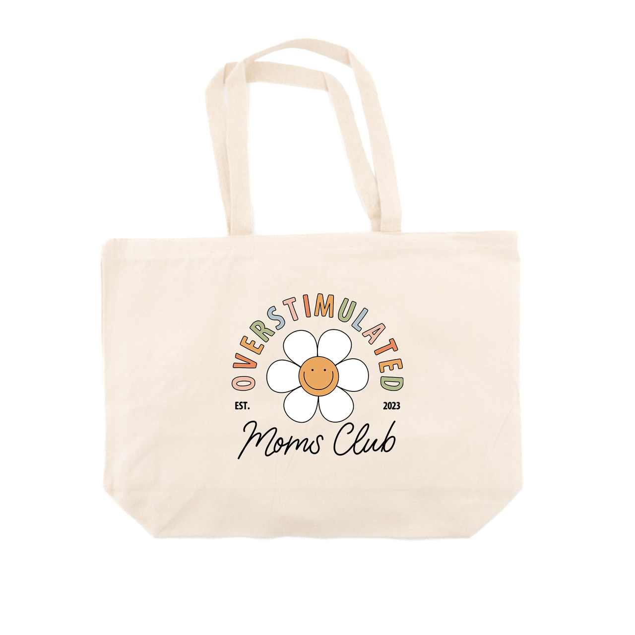 Overstimulated Moms Club - Tote (Natural)