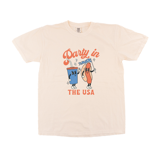 Party in the USA (Ballpark) - Tee (Vintage Natural, Short Sleeve)