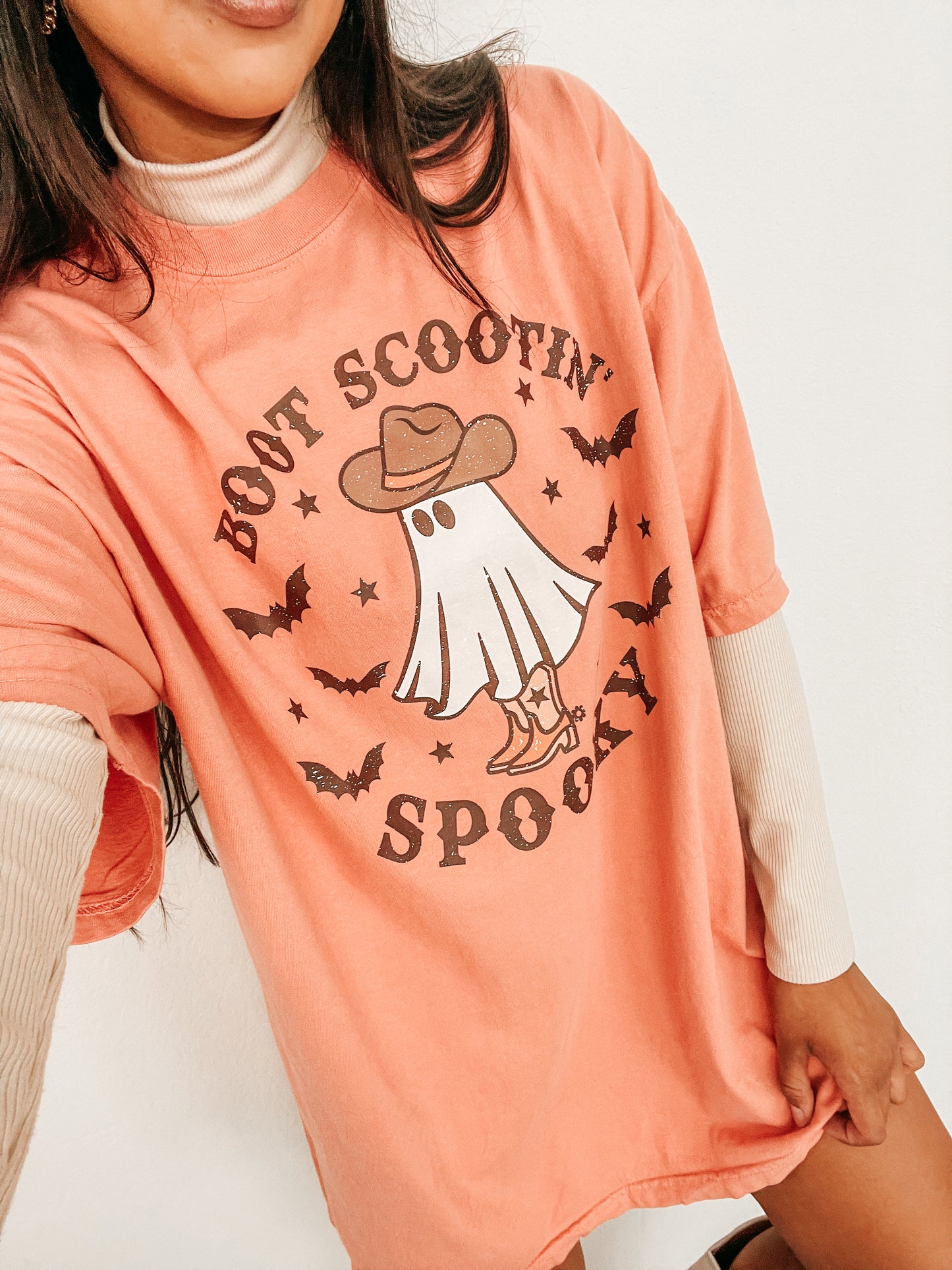 Boot Scootin' Spooky - Tee (Terracotta)