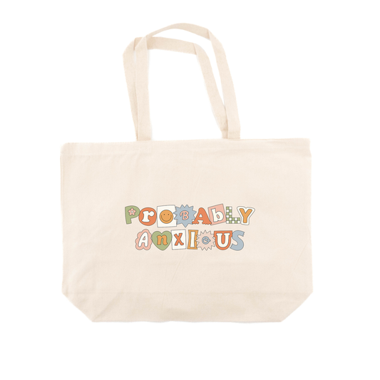 Probably Anxious - Tote (Natural)