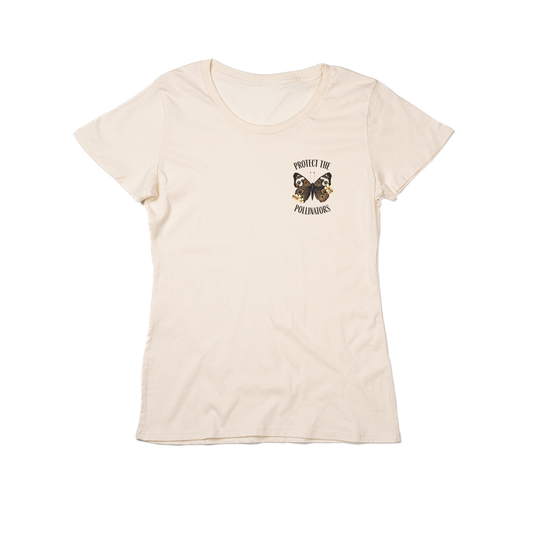 Protect the Pollinators (Pocket) - Women's Fitted Tee (Natural)