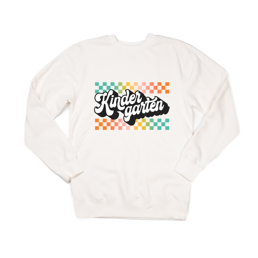 Retro Checkered Pick your Grade - Sweatshirt (Creme)