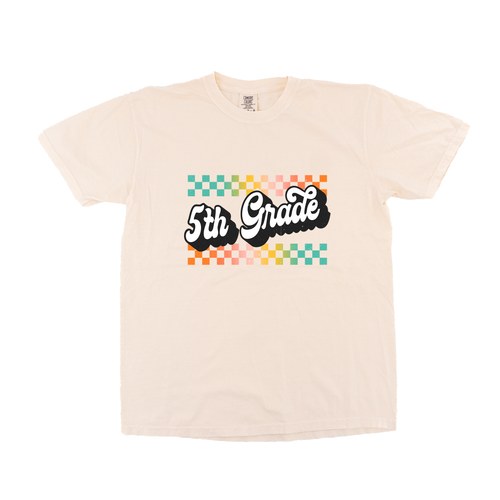 Retro Checkered Pick your Grade - Tee (Vintage Natural, Short Sleeve)