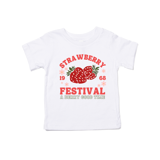 Strawberry Festival - Kids Tee (White)