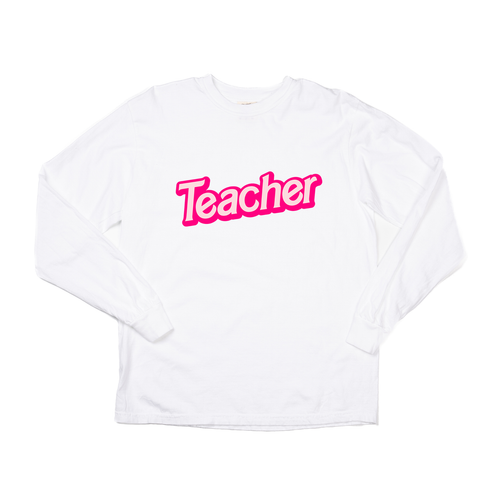 Teacher (Basic) - Tee (Vintage White, Long Sleeve)