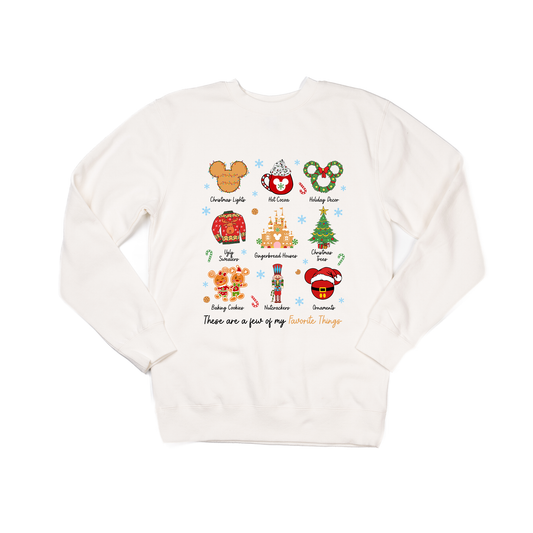 These Are A Few of My Favorite Things (Christmas Magic Mouse) - Sweatshirt (Creme)