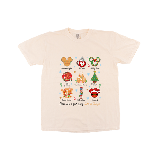 These Are A Few of My Favorite Things (Christmas Magic Mouse) - Tee (Vintage Natural, Short Sleeve)