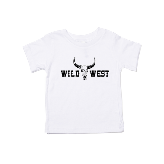 Wild West Longhorn - Kids Tee (White)