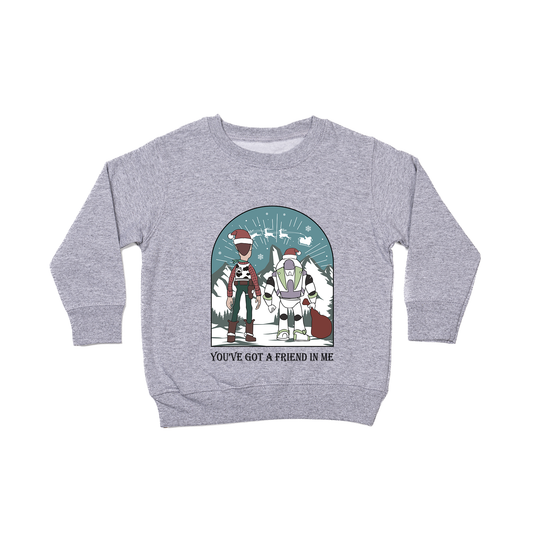 You've got a friend in me Christmas - Kids Sweatshirt (Heather Gray)