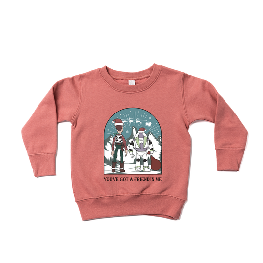You've got a friend in me Christmas - Kids Sweatshirt (Mauve)