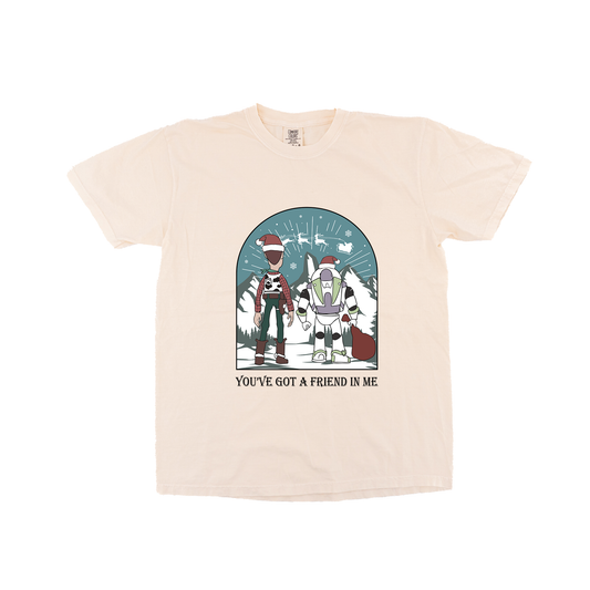 You've got a friend in me Christmas - Tee (Vintage Natural, Short Sleeve)