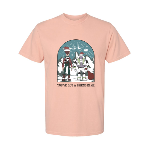 You've got a friend in me Christmas - Tee (Vintage Peachy)