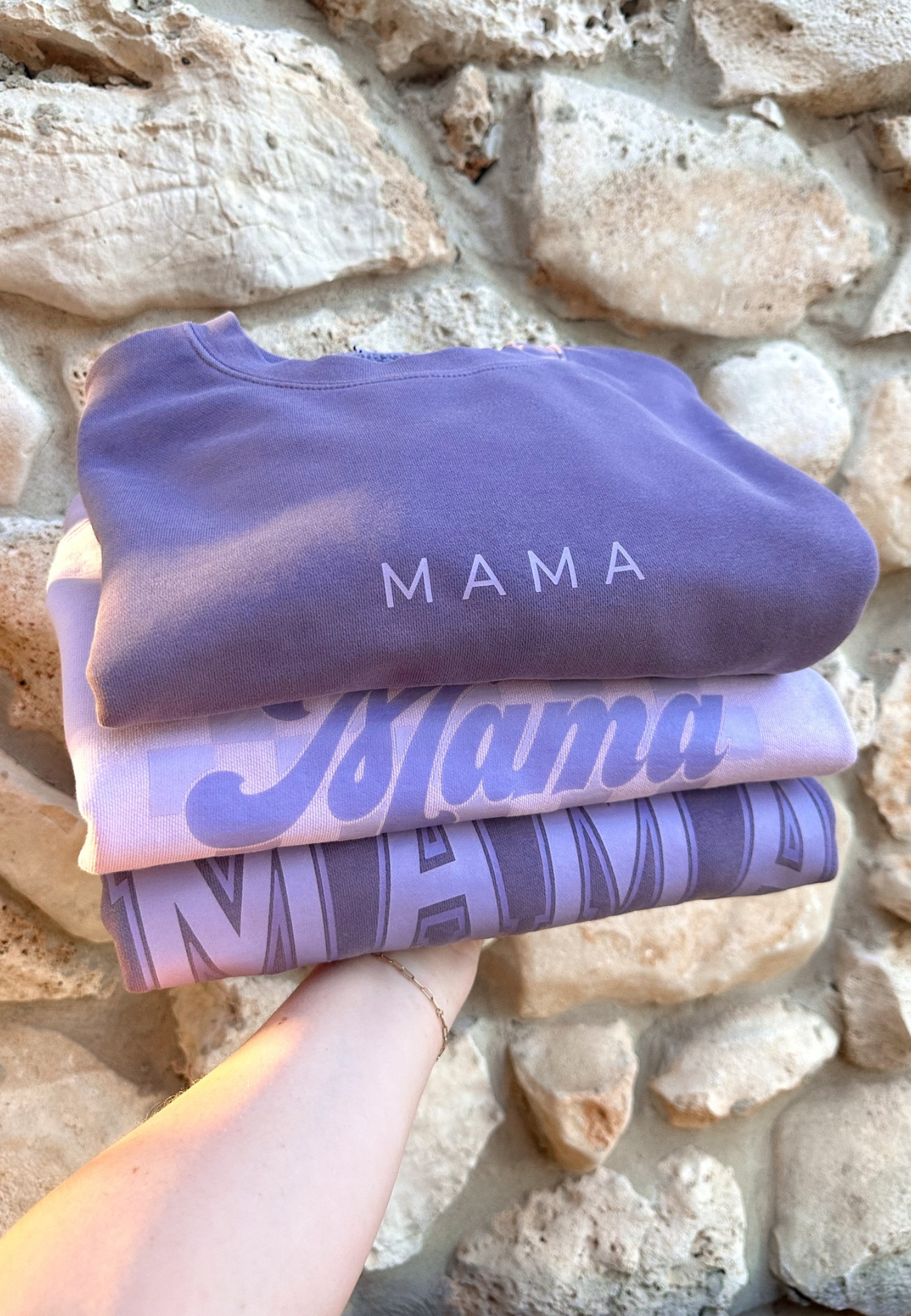 Minimal Mama (Purple) - Sweatshirt (Dusty Plum)