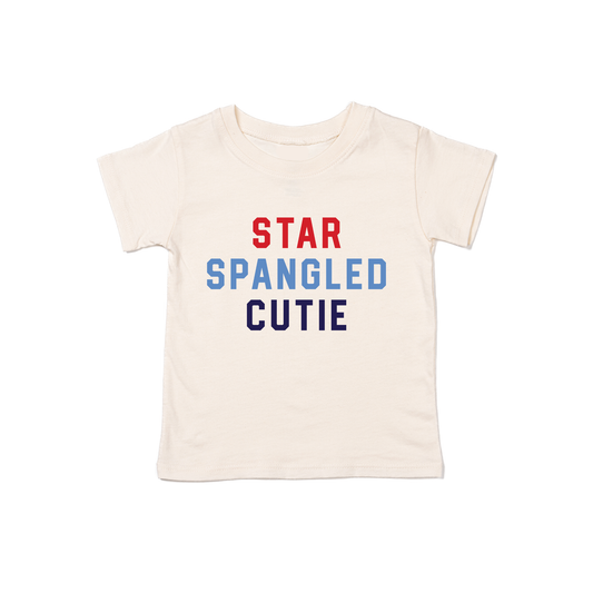 Star Spangled Cutie - Kids Tee (Natural)