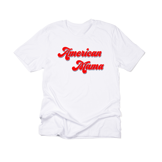 American Mama (Red) - Tee (White)