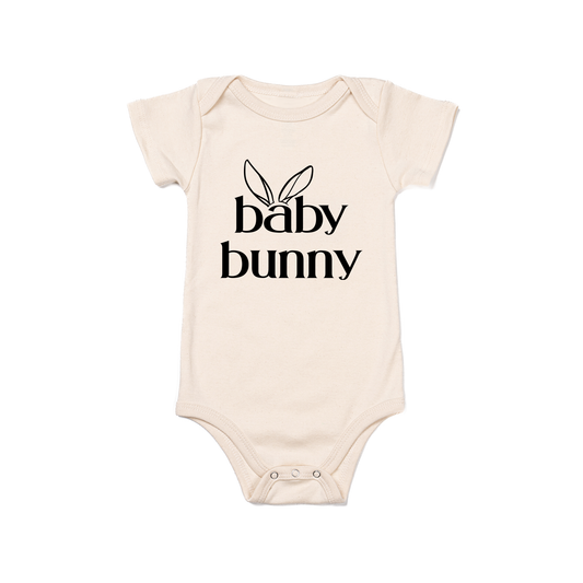 Baby Bunny - Bodysuit (Natural, Short Sleeve)
