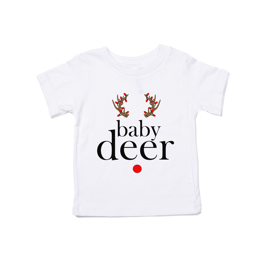 Baby Deer - Kids Tee (White)