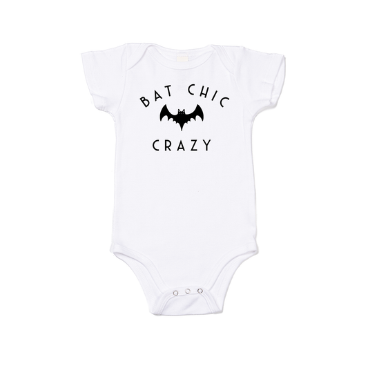 Bat Chic Crazy - Bodysuit (White, Short Sleeve)