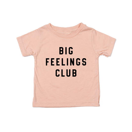 Big Feelings Club - Kids Tee (Peach)
