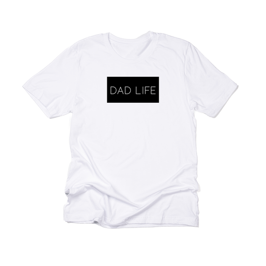 Dad Life (Boxed Collection, Black Box/White Text) - Tee (White)