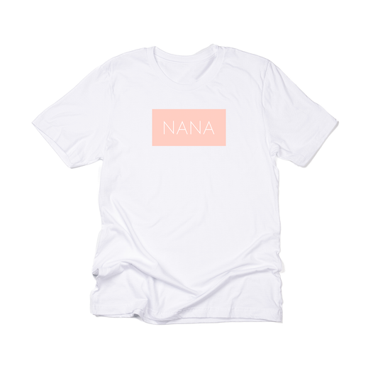 Nana (Boxed Collection, Ballerina Pink Box/White Text) - Tee (White)