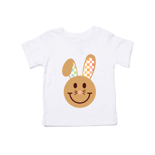 Bunny Smiley - Kids Tee (White)