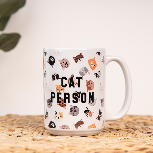 Cat Person - Coffee Mug (White)