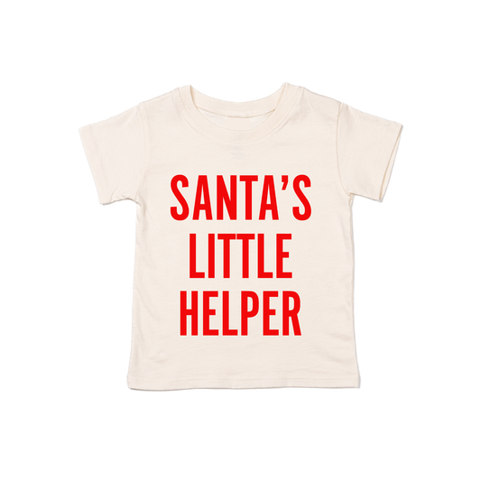 Santa's Little Helper - Kids Tee (Natural)