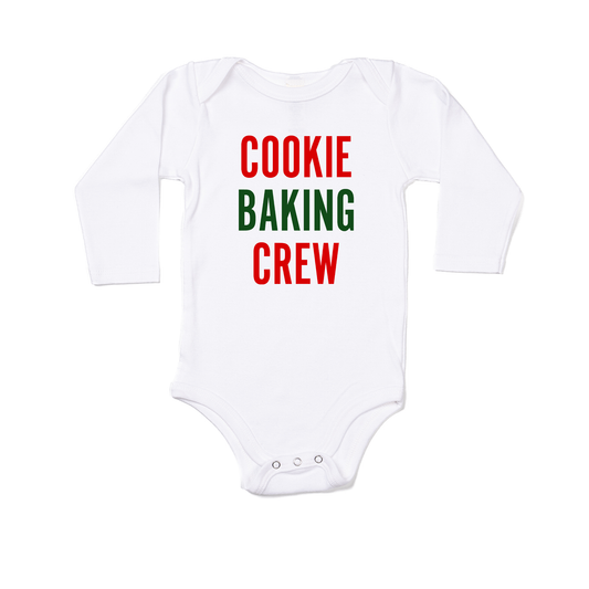 Cookie Baking Crew - Bodysuit (White, Long Sleeve)
